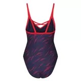 Reebok ladies swimsuit navy/red