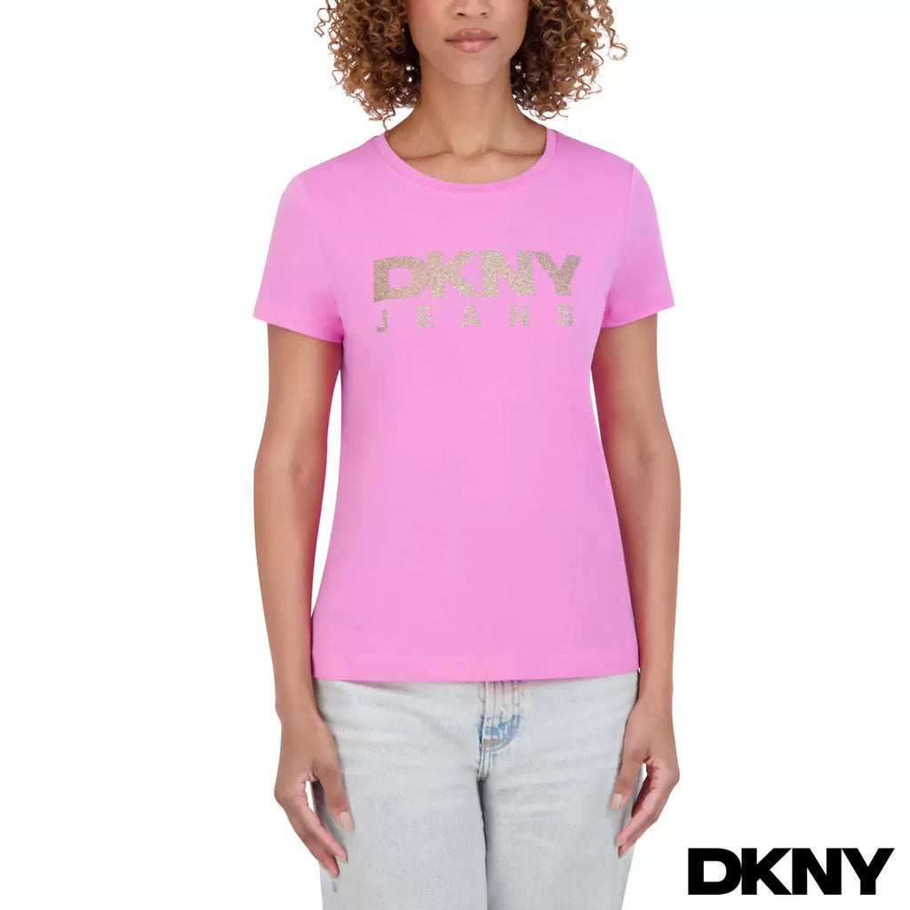 DKNY Ladies Fashion Tee in Pink, M size