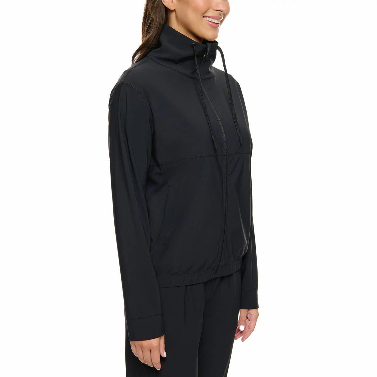 Kirkland Signature Women's Full Zip Active Jacket in Black