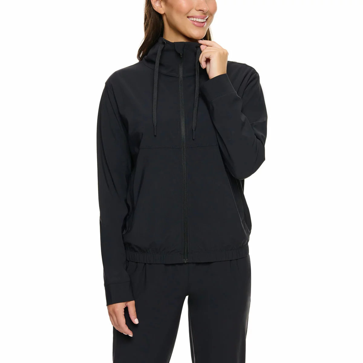 Kirkland Signature Women's Full Zip Active Jacket in Black