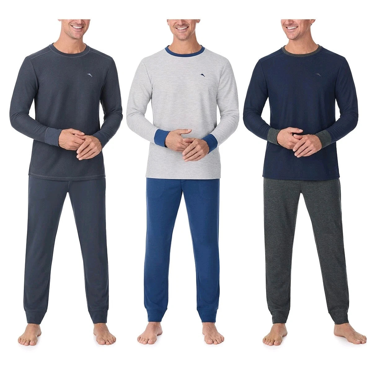 Tommy Bahama Men's Blue/Grey 2-Piece Lounge Set