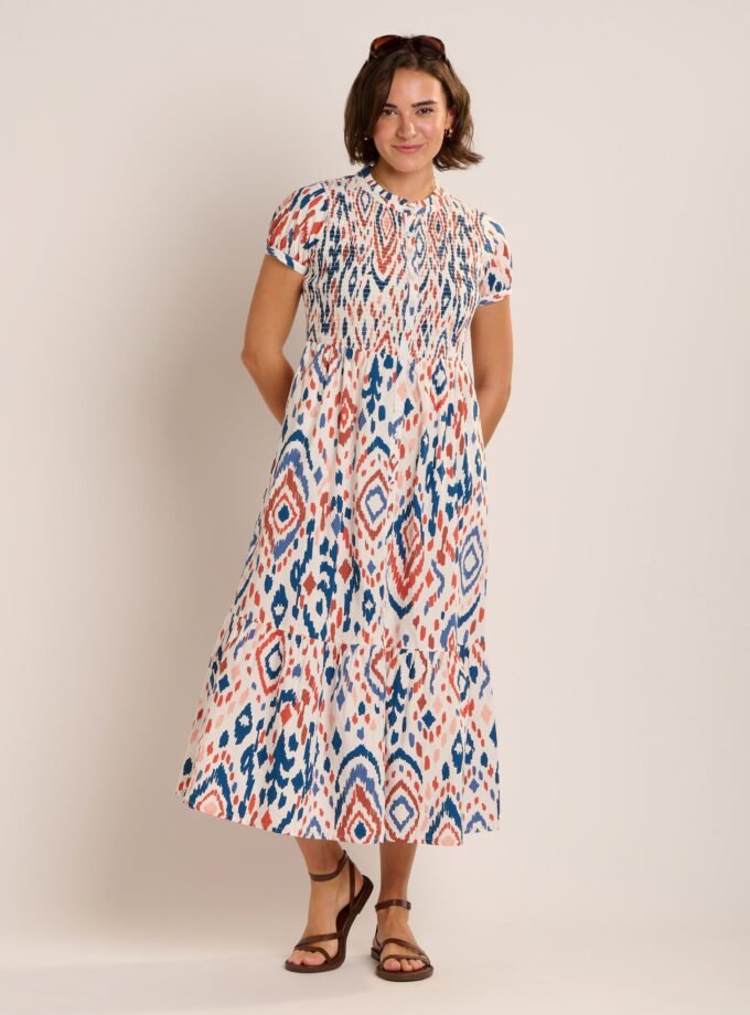 Printed Midi Dress
